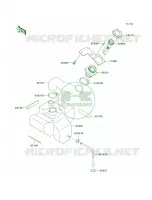 Oil TankJH1100 A2 A5 voor Kawasaki 1100 ZXI 2000