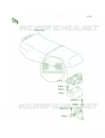 Seat voor Kawasaki 1100 ZXI 2000