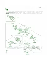 Starter Motor voor Kawasaki 1100 ZXI 2000