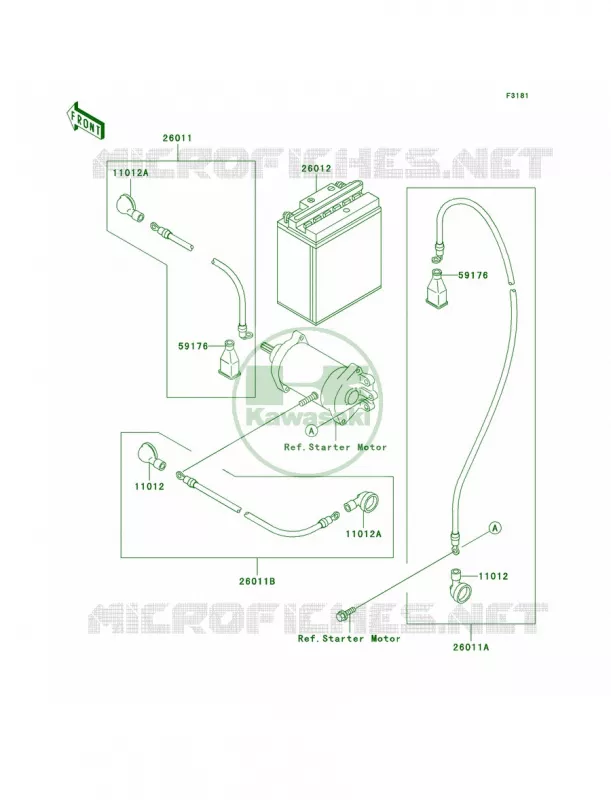 Electrical Equipment Kawasaki JET SKI 750 2000 SXI PRO  JS750-C3
