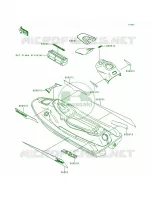 DecalsJH750 G1 voor Kawasaki XI SPORT 1999