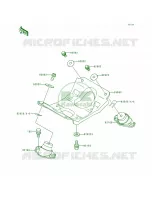 Engine Mount voor Kawasaki XI SPORT 1999