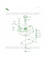 Oil Tank voor Kawasaki XI SPORT 1999