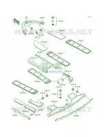 Pads voor Kawasaki XI SPORT 1999