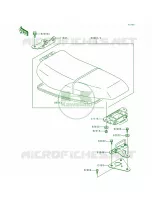 Seat voor Kawasaki XI SPORT 1999