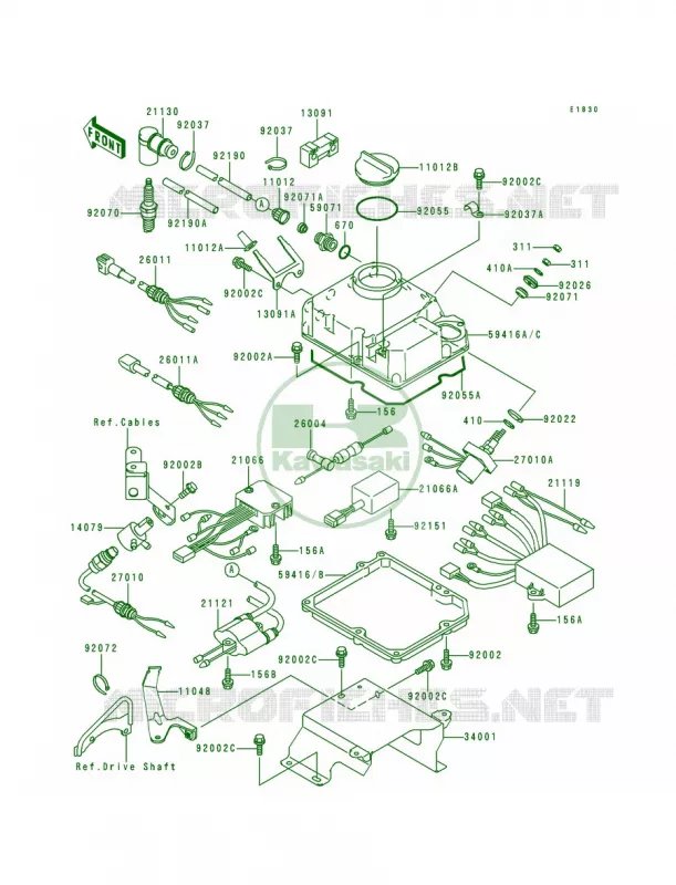 Ignition System Kawasaki JET SKI 750 1999 XI SPORT  JH750-G2