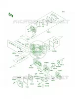 Carburetor Parts voor Kawasaki 1100 STX 1997
