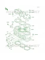 Cylinder HeadCylinder voor Kawasaki 1100 STX 1997