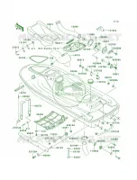 Hull voor Kawasaki 1100 STX 1997