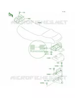 Seat voor Kawasaki 1100 STX 1997