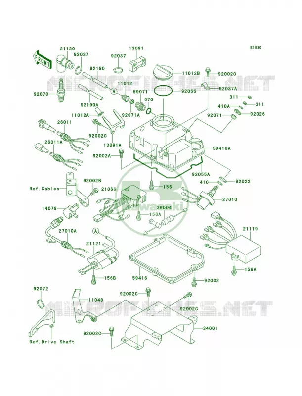 Ignition System Kawasaki JET SKI 750 1996 SS  JH750-E1