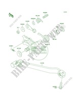 Gear Change Mechanism voor Kawasaki KLX250S 2013