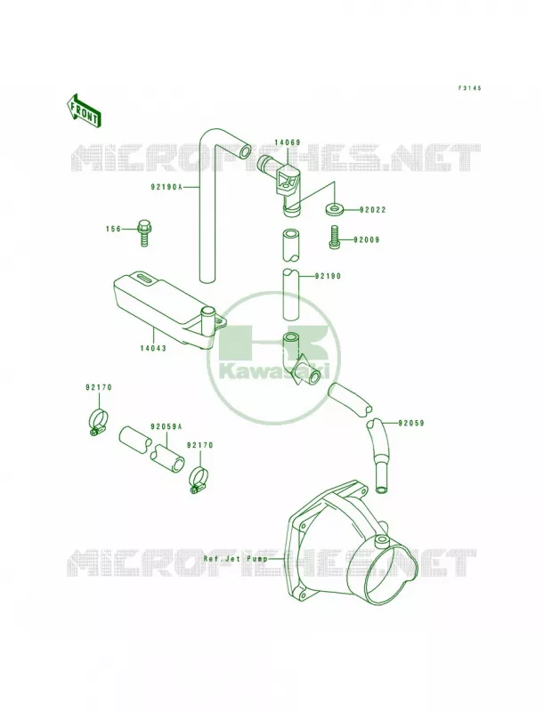 Bilge System Kawasaki JET SKI 650 1995 SC  JL650-A5