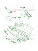 Decals voor Kawasaki ST 1995