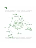 Engine Mount voor Kawasaki ST 1995