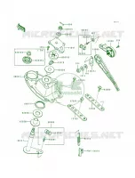 Handle Pole voor Kawasaki ST 1995