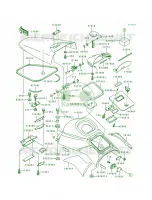 Hull Fittings voor Kawasaki ST 1995