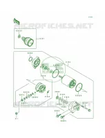 Starter Motor voor Kawasaki ST 1995