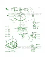 Water Muffler voor Kawasaki ST 1995