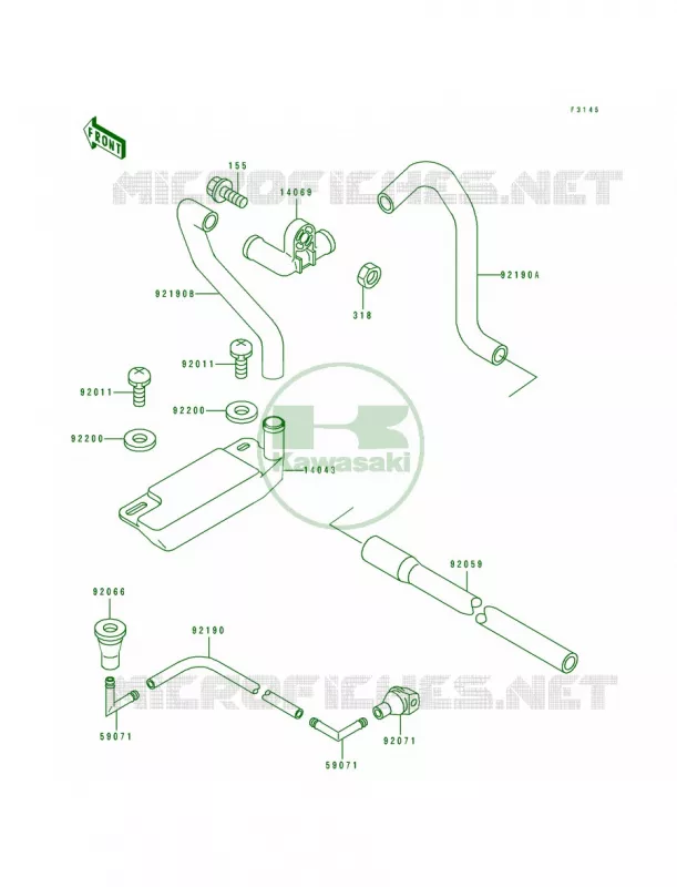 Bilge System Kawasaki JET SKI 750 1994 750 SX  JS750-A3