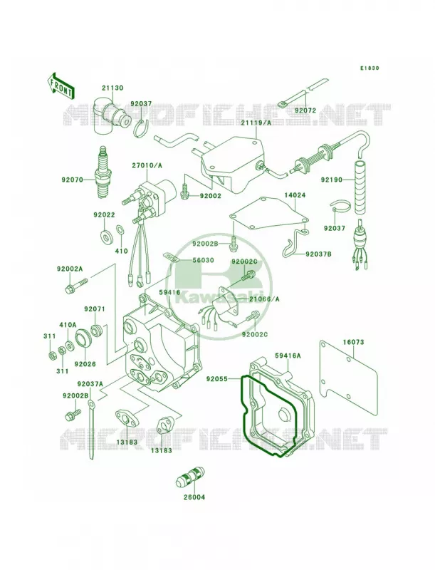Ignition System Kawasaki JET SKI 650 1991 X2  JF650-A6