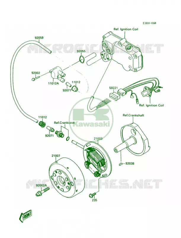 GeneratorJS300-A1 Kawasaki JET SKI 300 1991 300 SX  JS300-A5