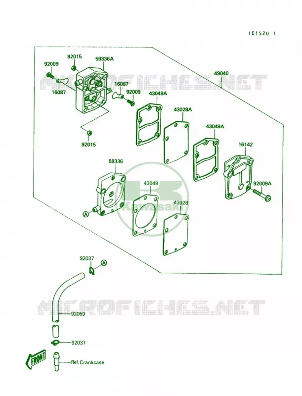 Fuel Pump Kawasaki JET SKI 650 1990 650 SX  JS650-A4