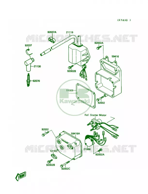 Ignition System Kawasaki JET SKI 650 1989 650 SX  JS650-A3