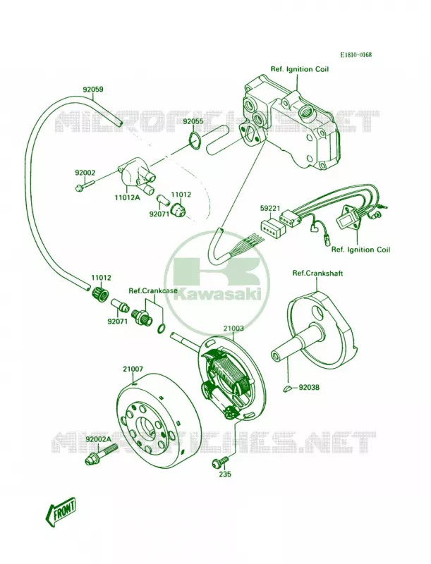 GeneratorJS300-A1 Kawasaki JET SKI 300 1988 300 SX  JS300-A2