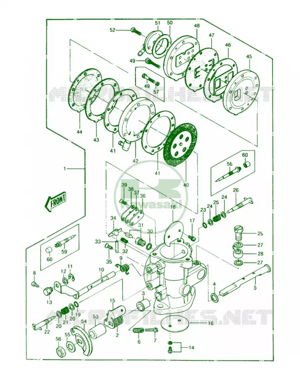 Carburetor Kawasaki JET SKI 440 1988 JS440  JS440-A12