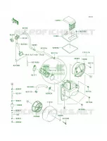 Air Cleaner voor Kawasaki KLX250S 2010