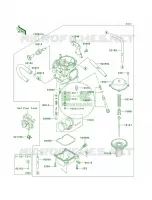 Carburetor voor Kawasaki KLX250S 2010