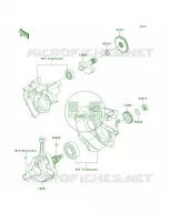 Crankshaft voor Kawasaki KLX250S 2010