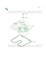 Cylinder Head Cover voor Kawasaki KLX250S 2010
