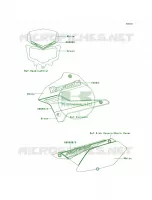 DecalsGreenTAF voor Kawasaki KLX250S 2010