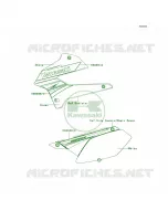 DecalsGreenTBF voor Kawasaki KLX250S 2010
