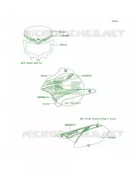 DecalsGreenTCF voor Kawasaki KLX250S 2010