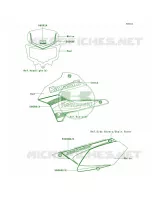 DecalsS.RedT9F voor Kawasaki KLX250S 2010