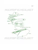 DecalsWhiteTBF voor Kawasaki KLX250S 2010