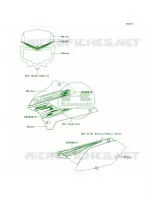 DecalsWhiteTDF voor Kawasaki KLX250S 2010