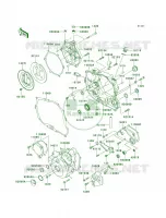 Engine Covers voor Kawasaki KLX250S 2010