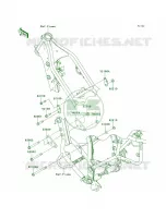 Engine Mount voor Kawasaki KLX250S 2010