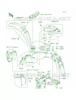 Fenders voor Kawasaki KLX250S 2010