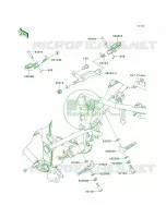 Footrests voor Kawasaki KLX250S 2010