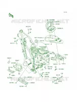 Frame Fittings voor Kawasaki KLX250S 2010