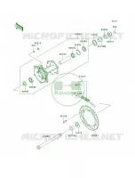 Rear Hub voor Kawasaki KLX250S 2010