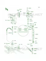 Rear Master Cylinder voor Kawasaki KLX250S 2010