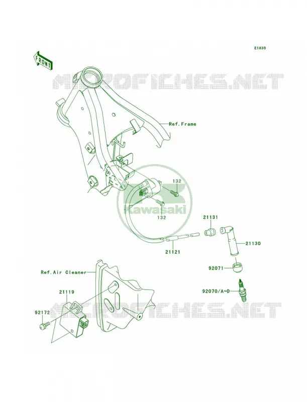 Ignition System Kawasaki MOTOS 250 2010 KLX250S  KLX250TAF