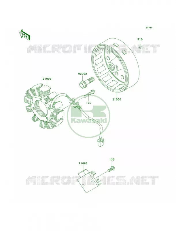 Generator Kawasaki MOTOS 250 2003 KLR250  KL250-D20