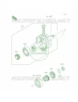 Crankshaft voor Kawasaki KLX140L 2015